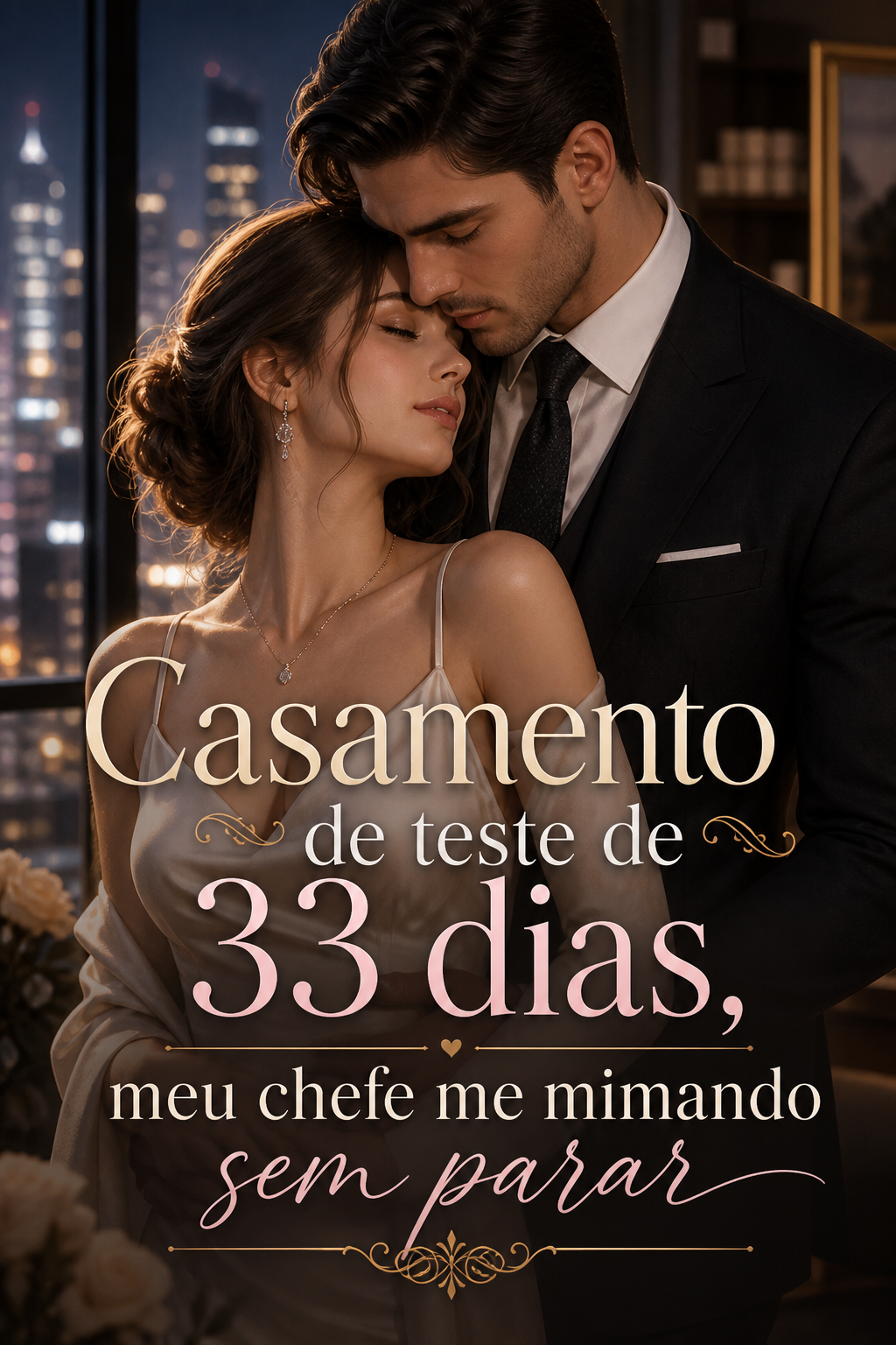 Casamento de teste de 33 dias, meu chefe me mimando sem parar